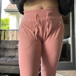 Pink Gymshark Sweatpants